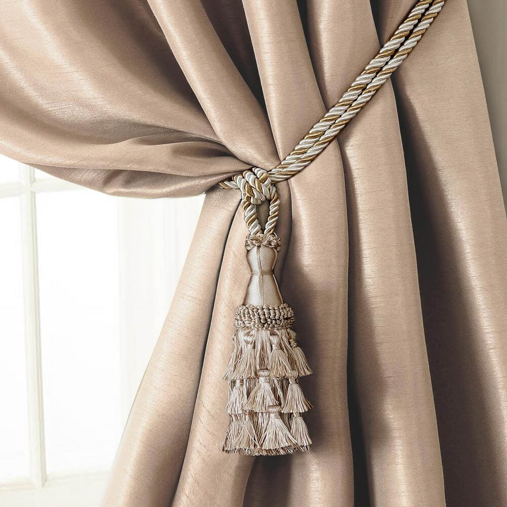 Top 50 Beautiful Floral, Tassel & Beaded Curtain Tie Back Ideas