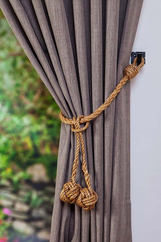 Rope Tassel Curtain Tie Backs