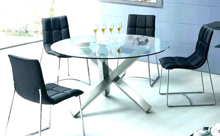 Round Glass Dining Table