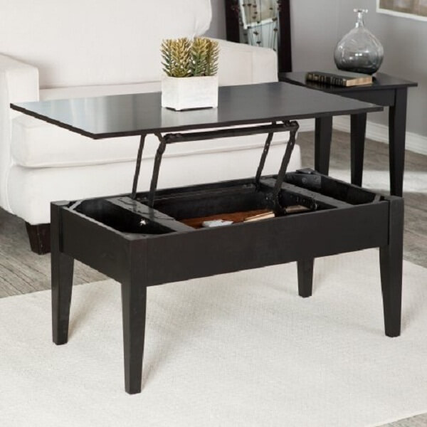 Lift Top Coffee Table And Modern Living Room