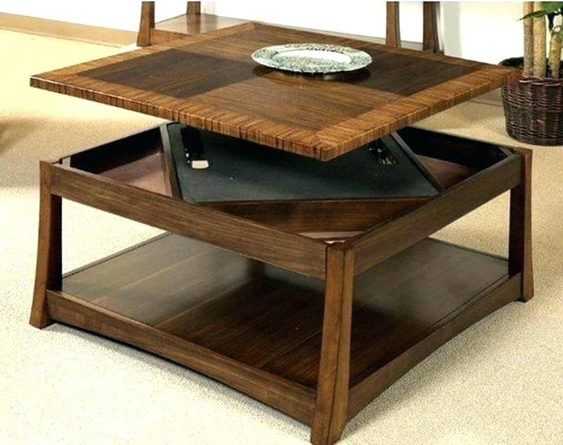 Square Lift Top Coffee Table