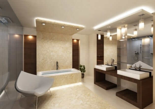 Modern Bathroom Ceiling Ideas