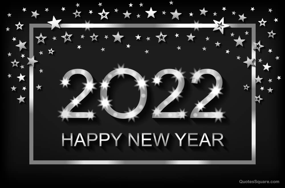 Happy New Year Teams Background 2022
