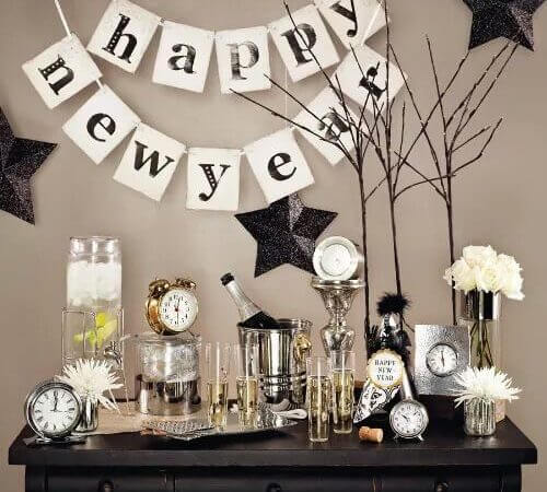 New Year Wall Design Ideas