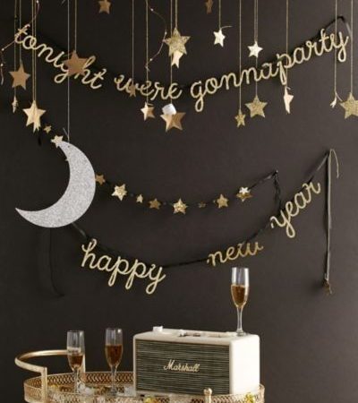 Silver New Year Decorations Ideas