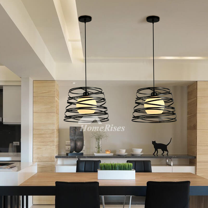Modern Pendant Lighting Kitchen Hanging For Kitchen BlackWhite Best HOIS58608 5