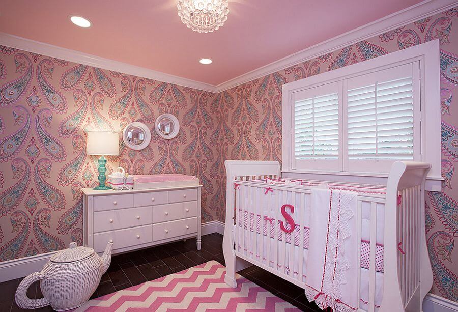 Nursery In Pink With Plenty Of Pattern