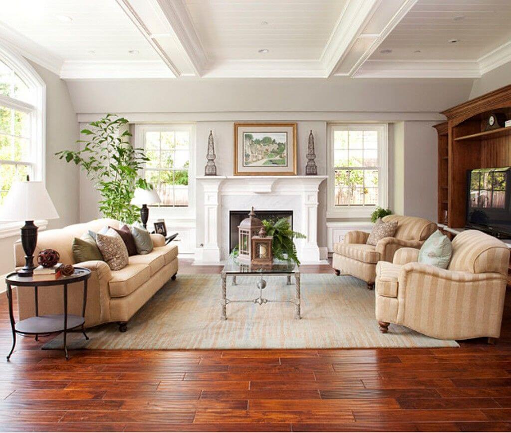 Wood Floor Living Room