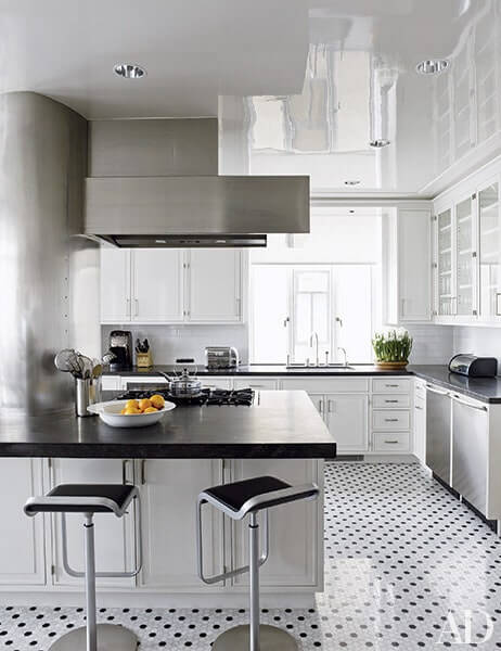 Black And White Ceramic Floor Tiles