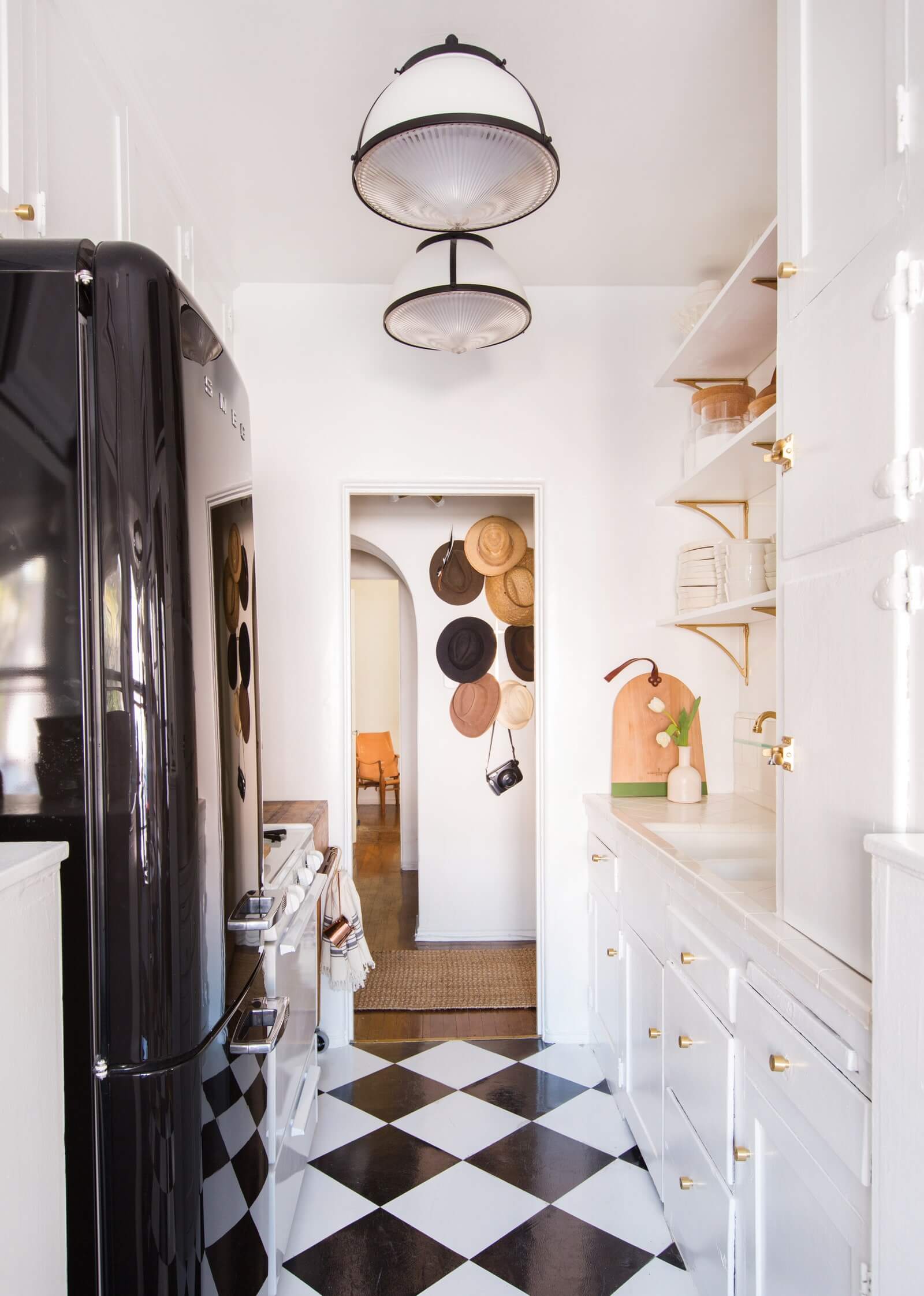 Black And White Kitchen Floor Tile