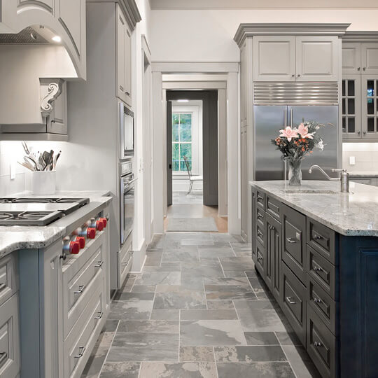 Grey Kitchen Floor Tiles