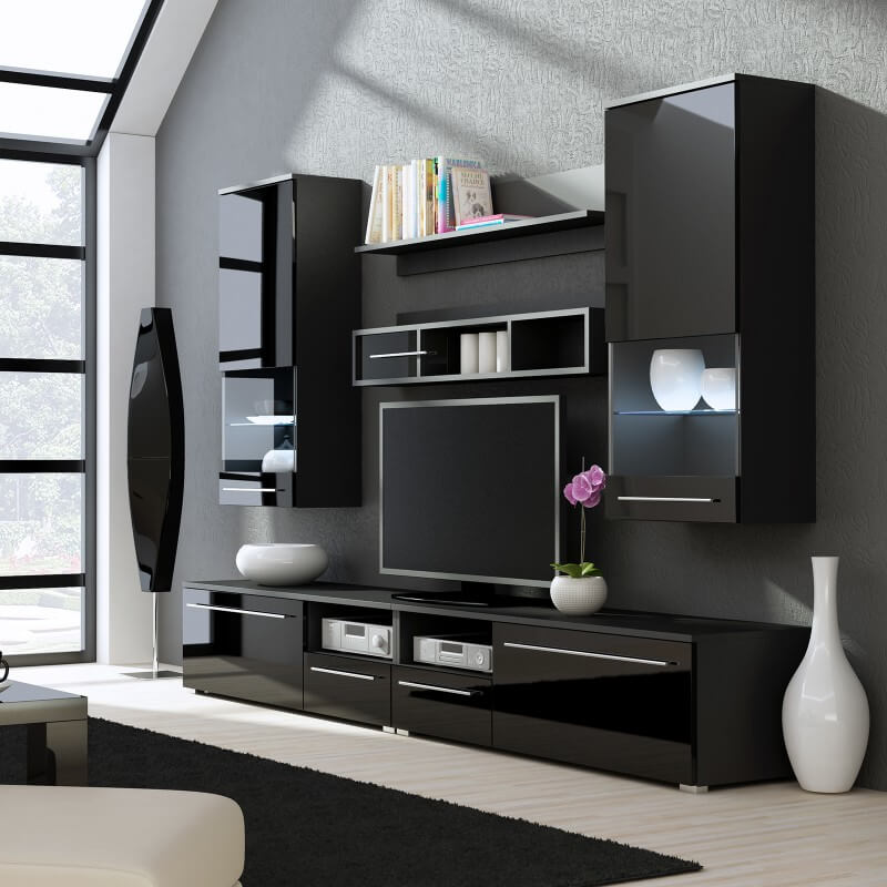 Black Units For Living Room