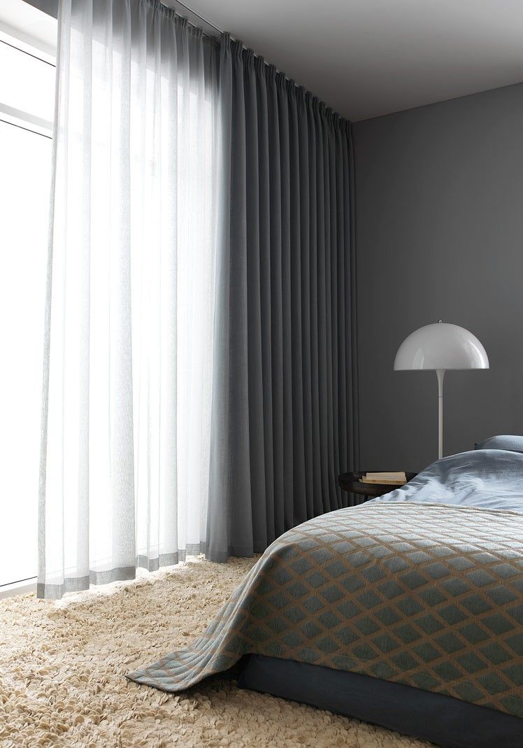 Top 20 Grey Curtains Bedroom Design Ideas