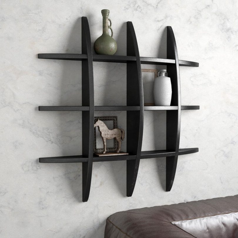 30 Unique Wall Shelf Decorating Ideas For Living Room