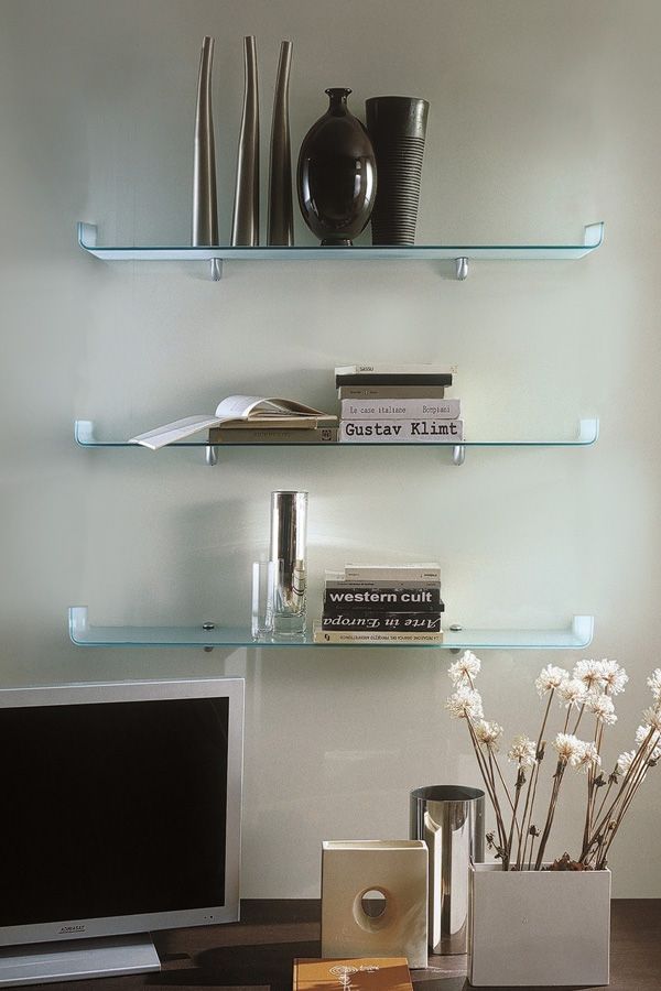 Traditional Glass Wall Shelf Ideas