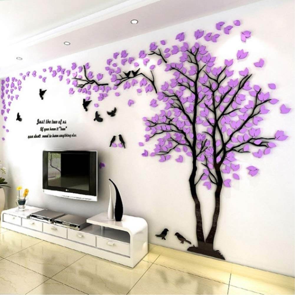 Black Wall Stickers For Living Room