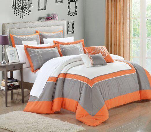 Burnt Orange And Grey Bedroom Ideas