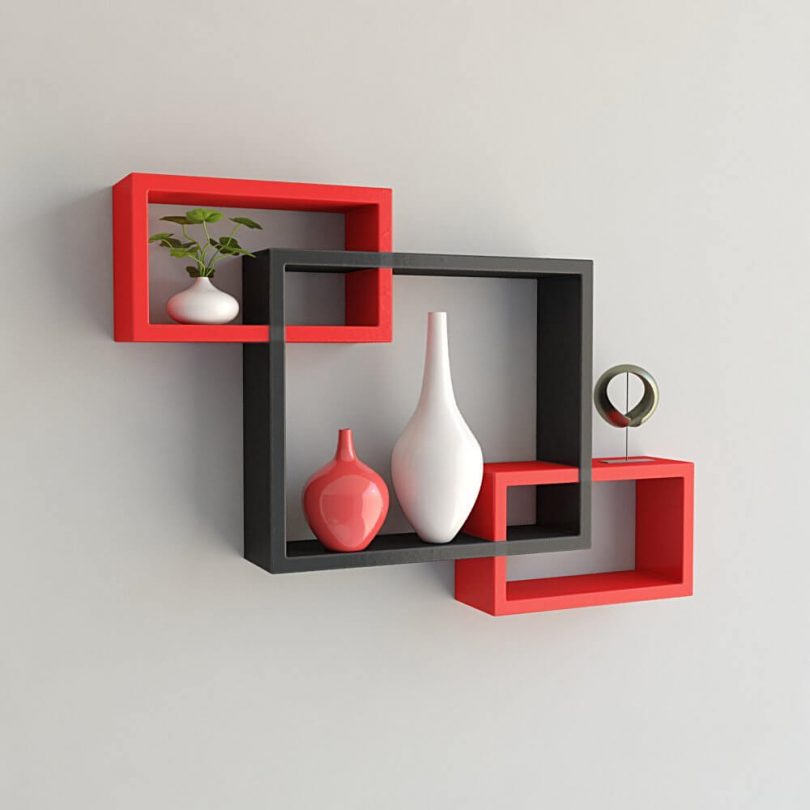 30 Unique Wall Shelf Decorating Ideas For Living Room