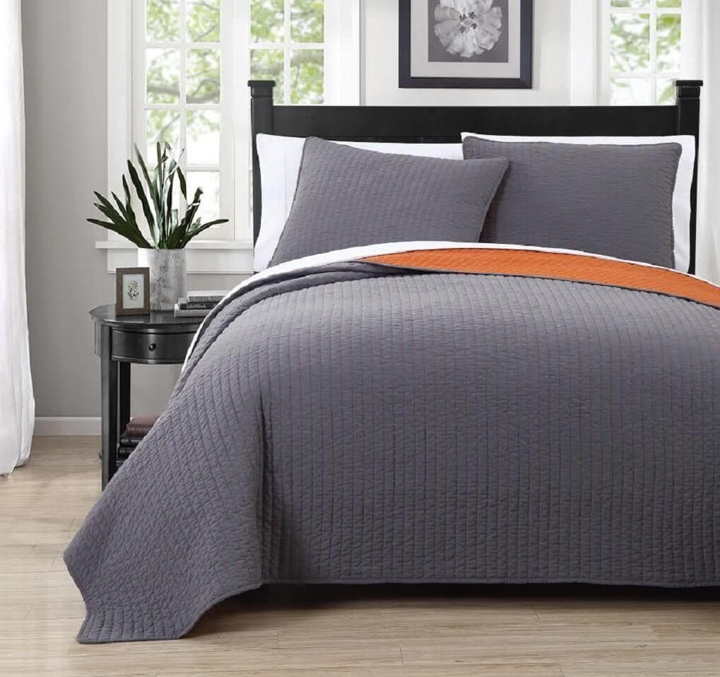 Top 30 Grey And Orange Bedroom Ideas With Images