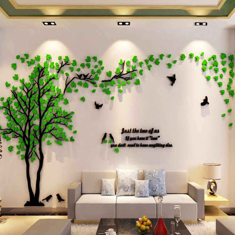 Flower Wall Stickers For Living Room Ideas