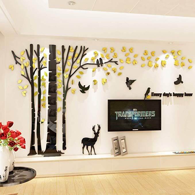 Flower Wall Stickers For Living Room