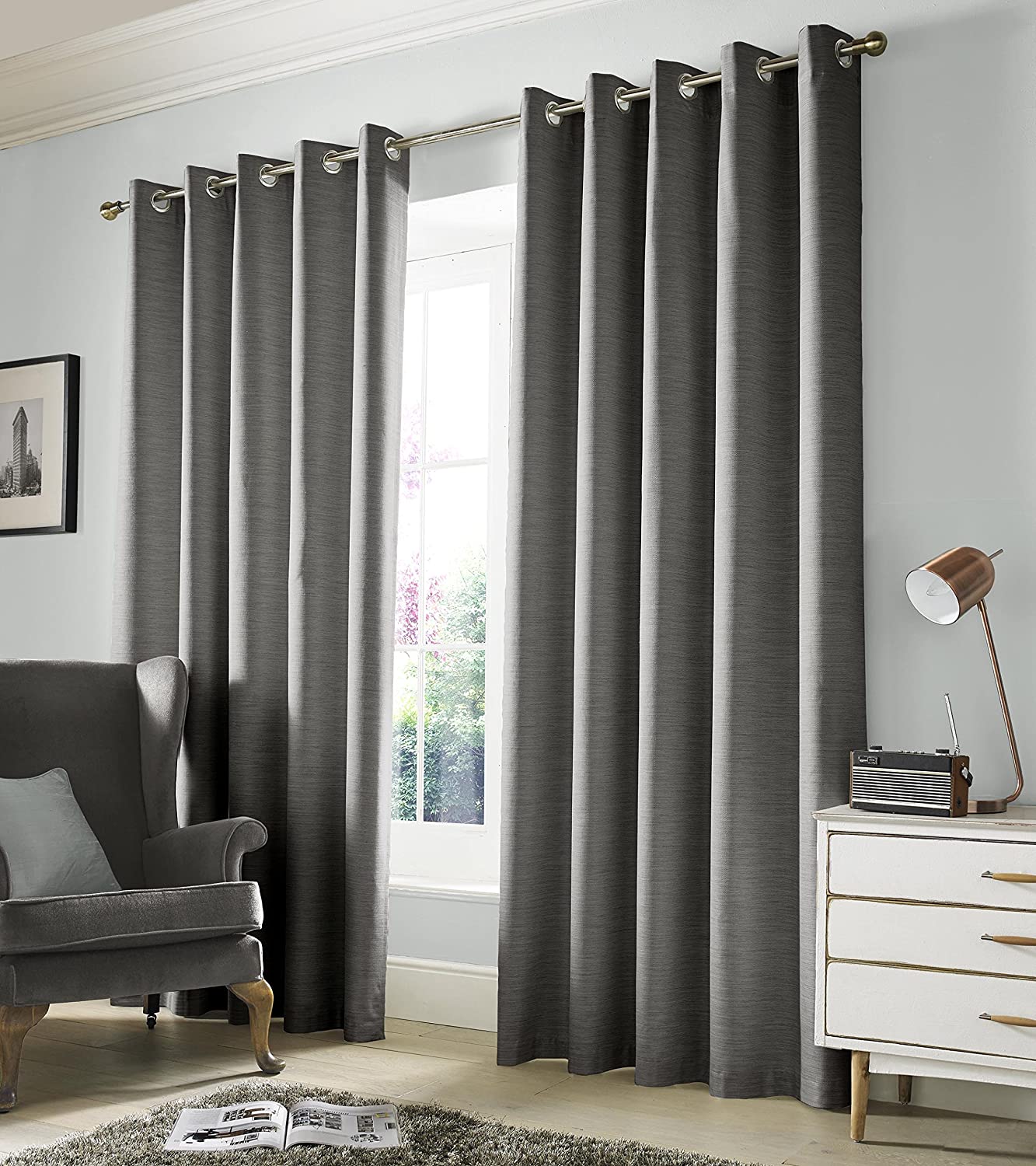 Gray Bedroom Curtain Ideas
