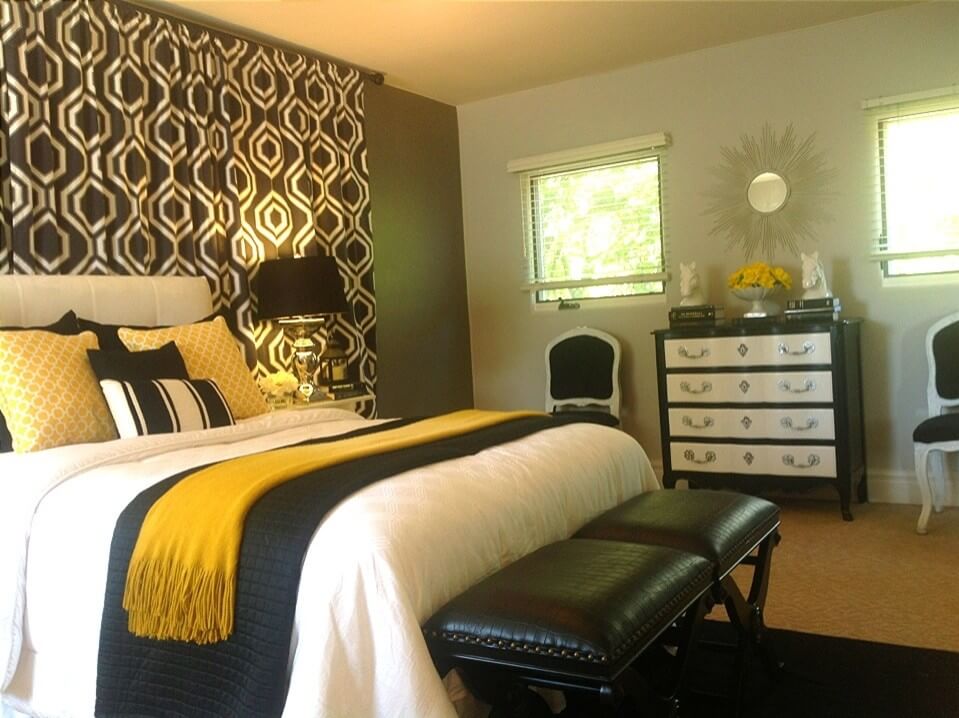 Grey And Gold Room