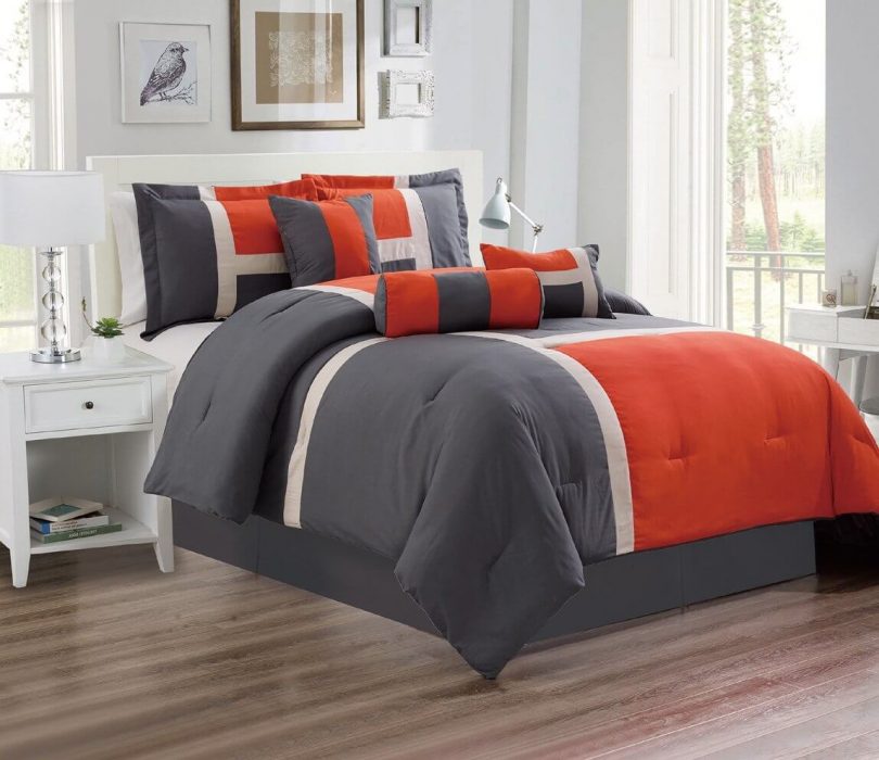 Top 30 Grey and Orange Bedroom Ideas with Images