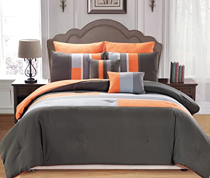 Grey Orange Bedroom Uk