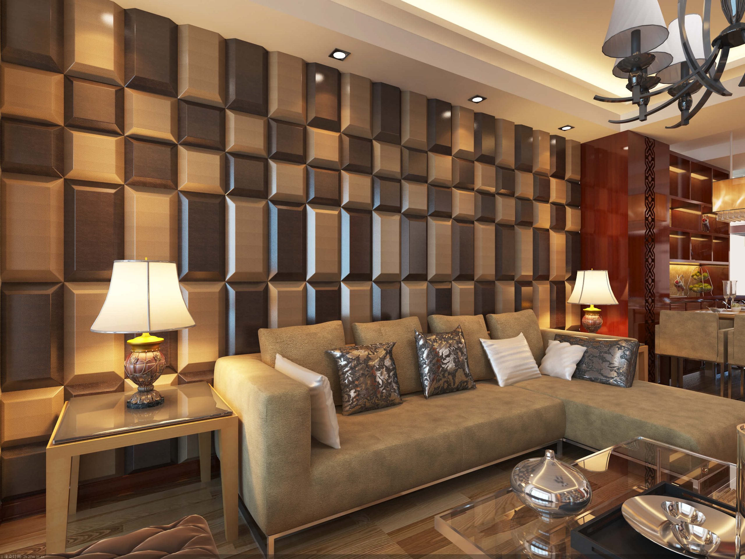 Modern Wall Tiles Design For Living Room