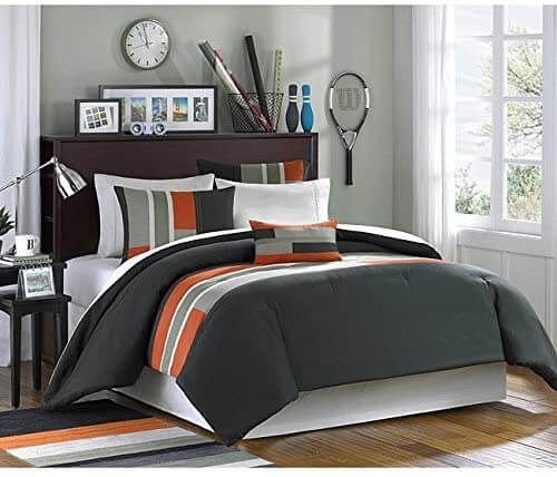 Orange And Gray Bedroom Ideas