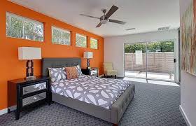 Orange And Grey Room Decor