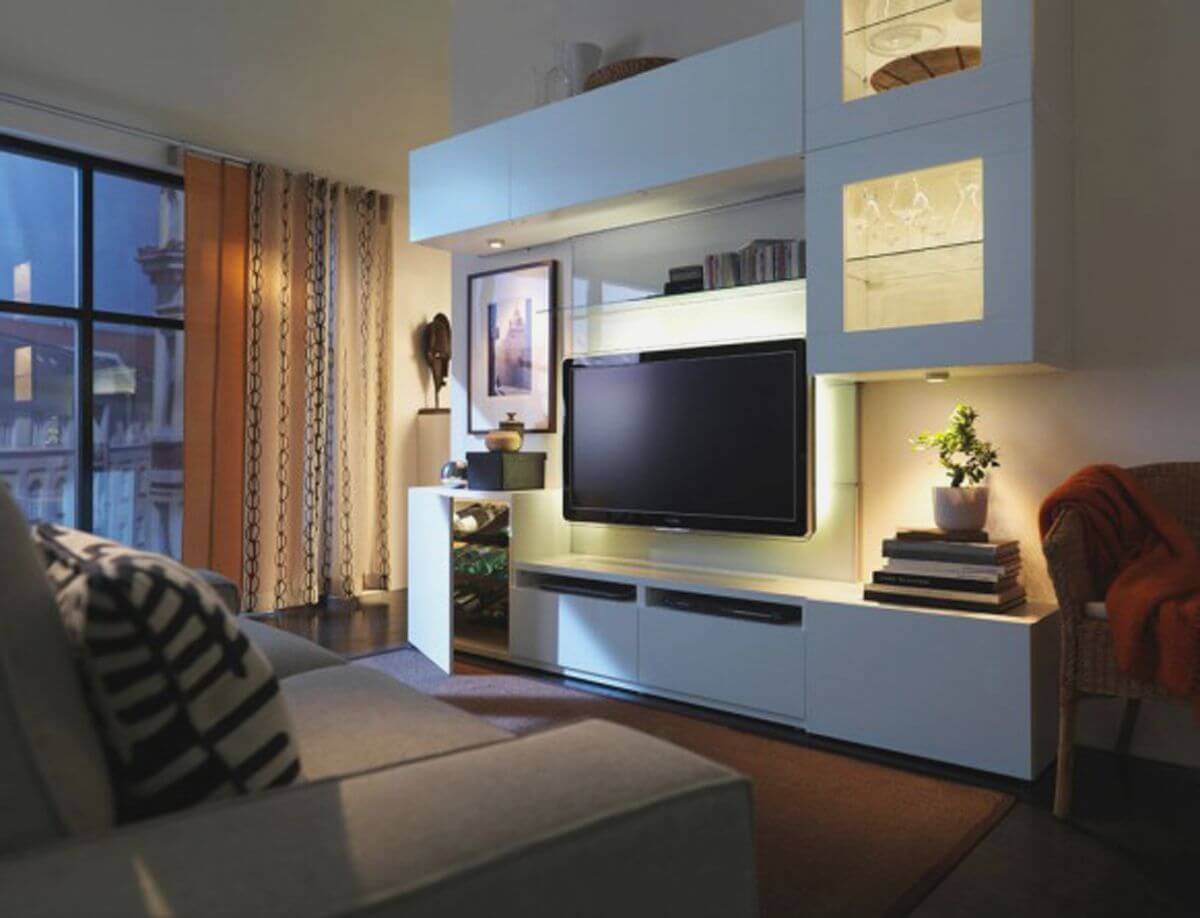 40 Best Black Wall Units for Living Room Contemporary Ideas UK