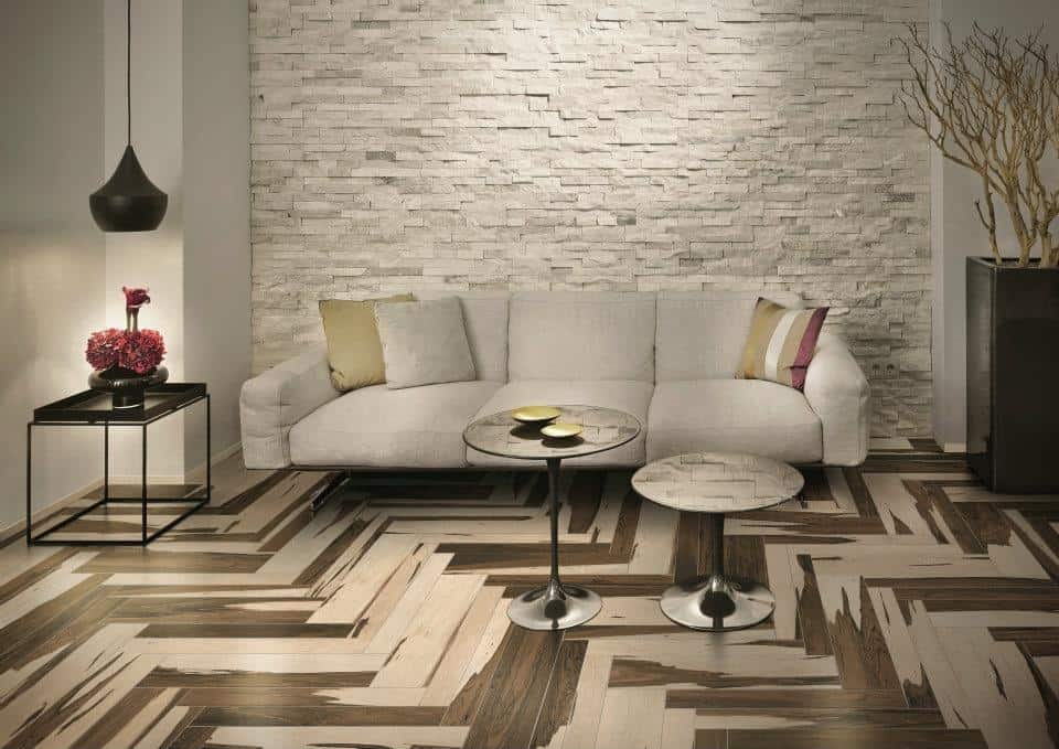 White Wall Tiles For Living Room
