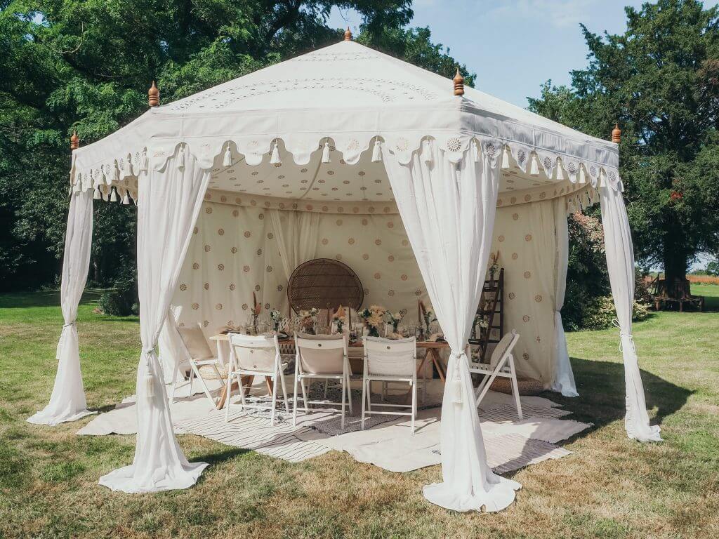 Boho Gazebo Décor