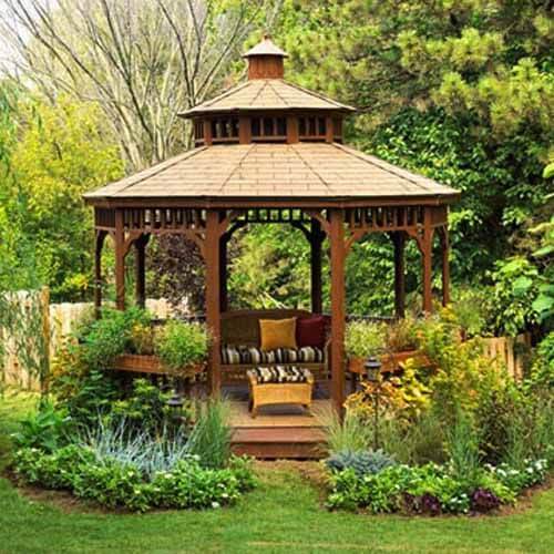 Garden Gazebo Decoration Ideas