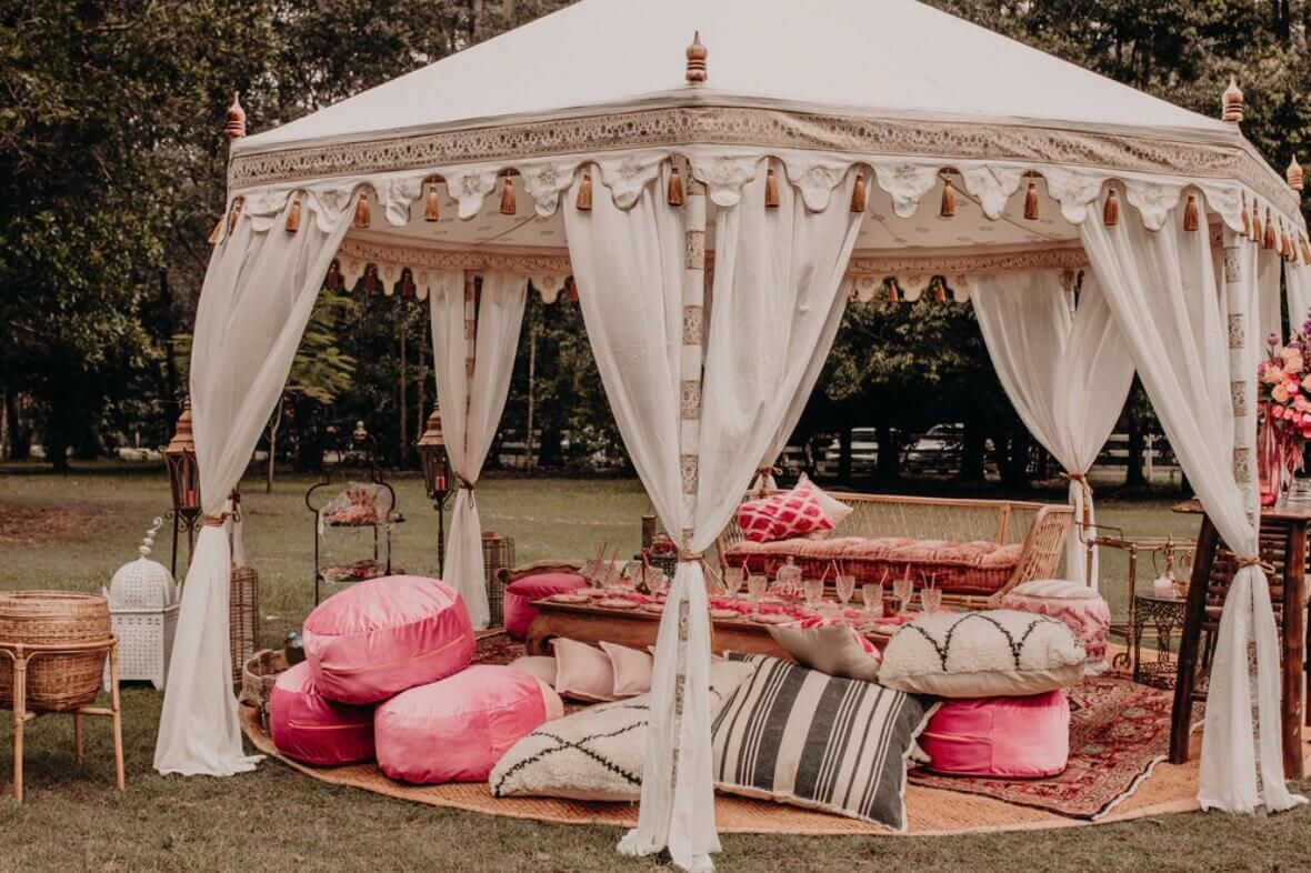 Gazebo Decoration Of Cake Celebration