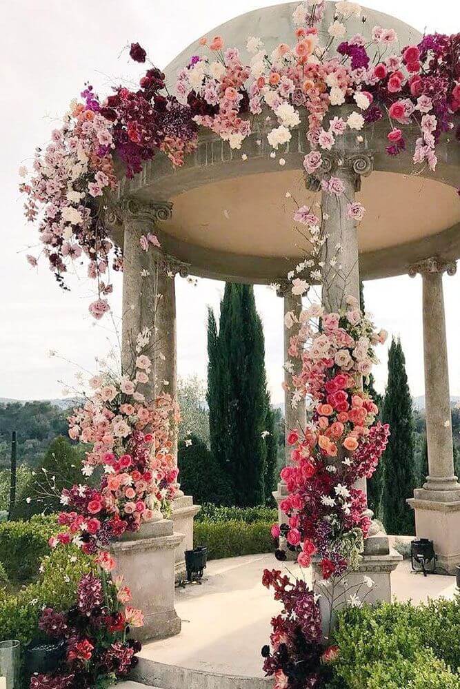 Gazebo Floral Arrangements Wedding Ideas