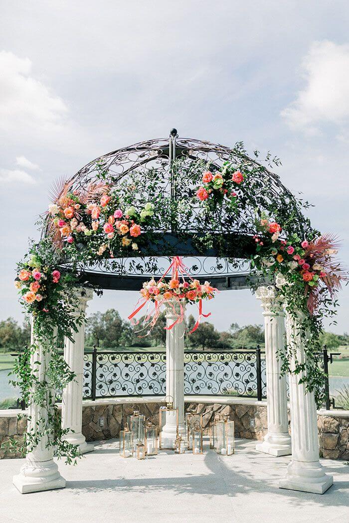 Gazebo Floral Arrangements