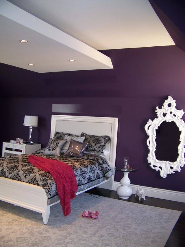 Purple And Grey Bedroom Ideas For Adults (2)