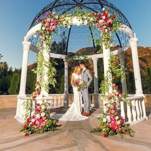 Wish Blossom Flowers Gazebo Decor