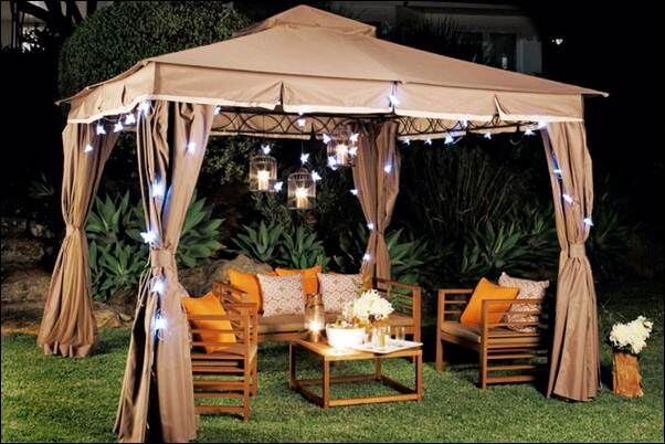 Modern Garden Gazebo Decoration Idea