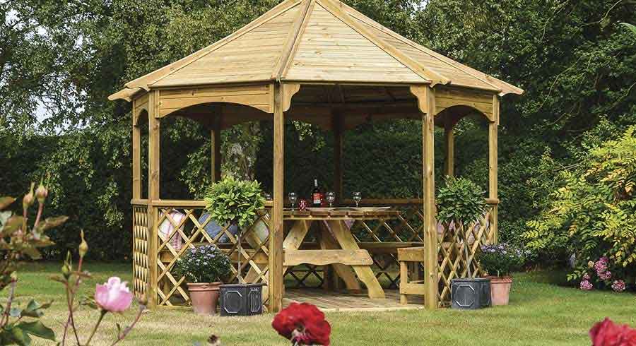 Small Garden Gazebo Decoration